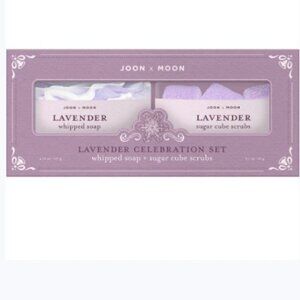 JOON X MOON WHIPPED SOAP & SUGAR CUBE GIFT SET-LAVENDER 2PC/ NEW IN BOX